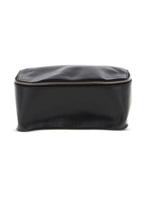 Trousse da bagno in pelle martellata nera RICK OWENS | RR02E1413LGW09